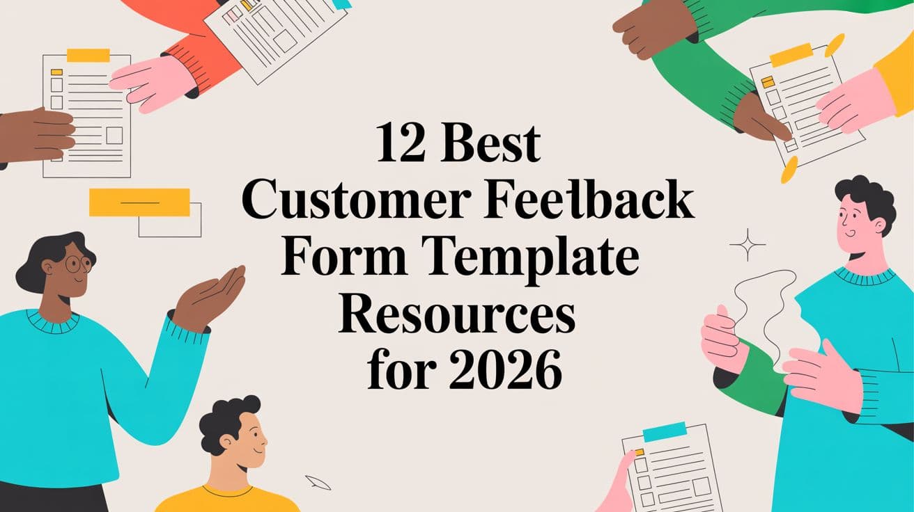 12 Best Customer Feedback Form Template Resources for 2026