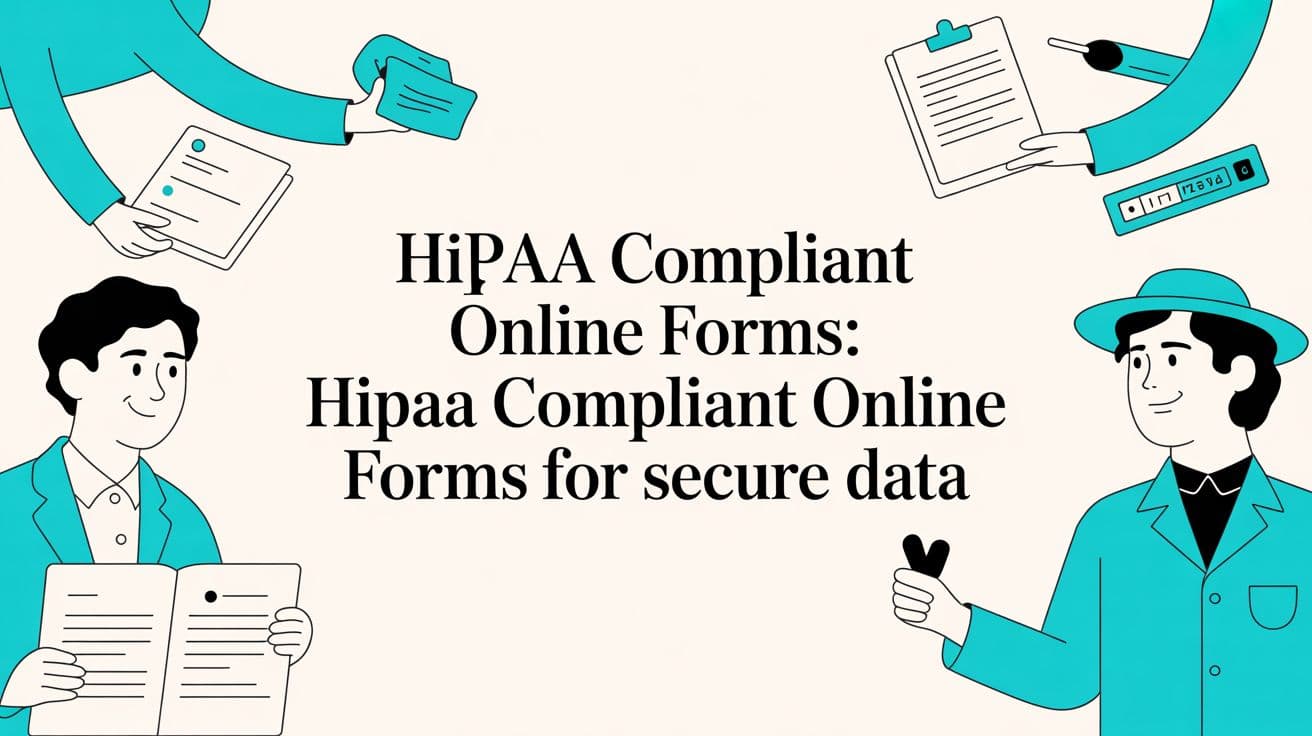 Hipaa compliant online forms: hipaa compliant online forms for secure data
