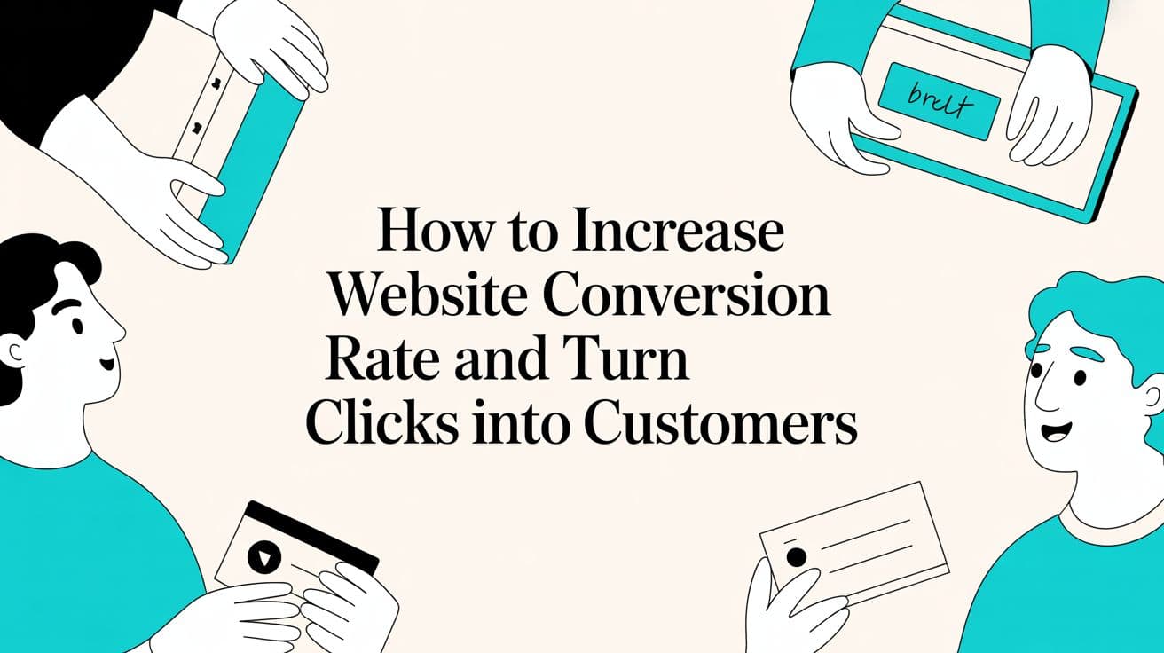 How to Increase Website Conversion Rate and Turn Clicks Into Customers