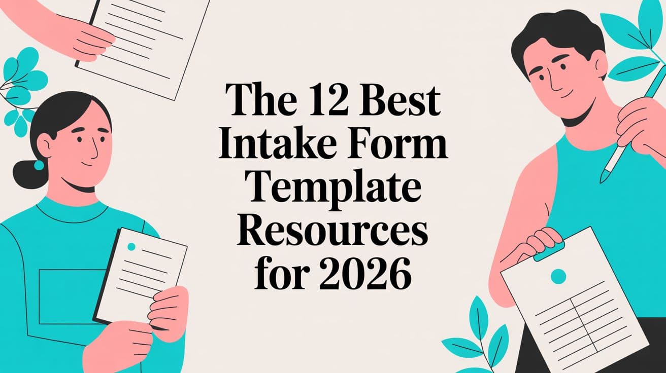 The 12 Best Intake Form Template Resources for 2026
