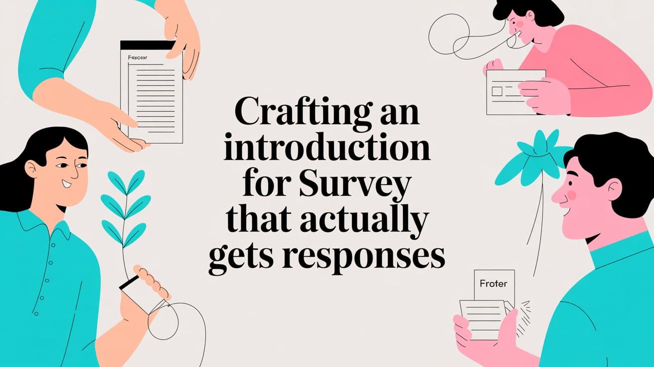 Crafting an Introduction for Survey That Actually Gets Responses