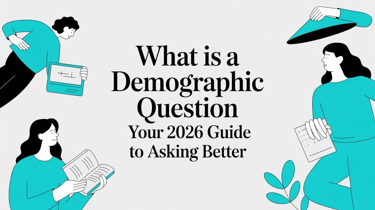 What Is a Demographic Question Your 2026 Guide to Asking Better