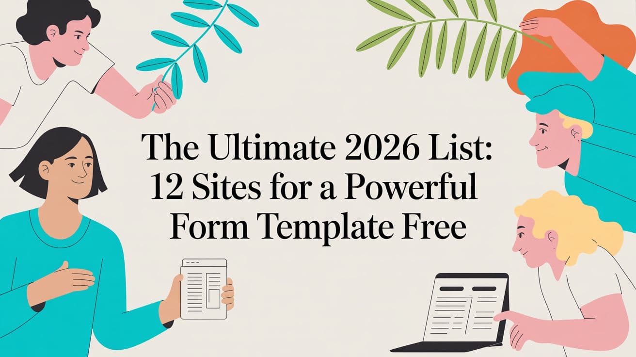 The Ultimate 2026 List: 12 Sites for a Powerful Form Template Free