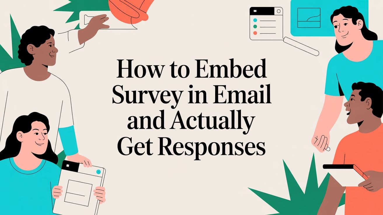 How to embed survey in email and actually get responses
