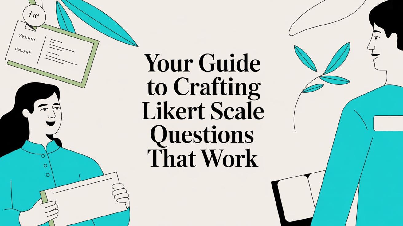 Your Guide to Crafting Likert Scale Questions That Work