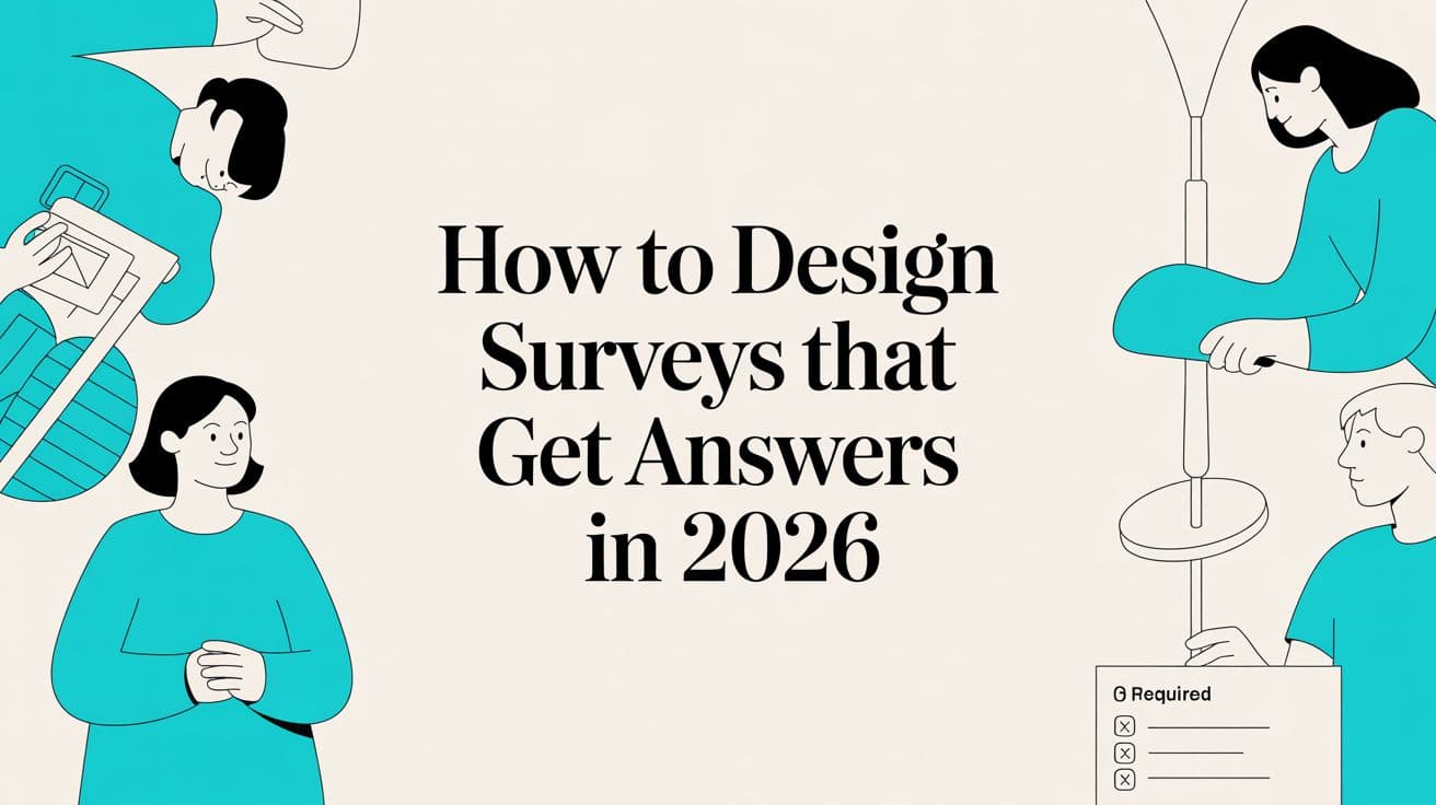 How to Design Surveys That Get Answers in 2026
