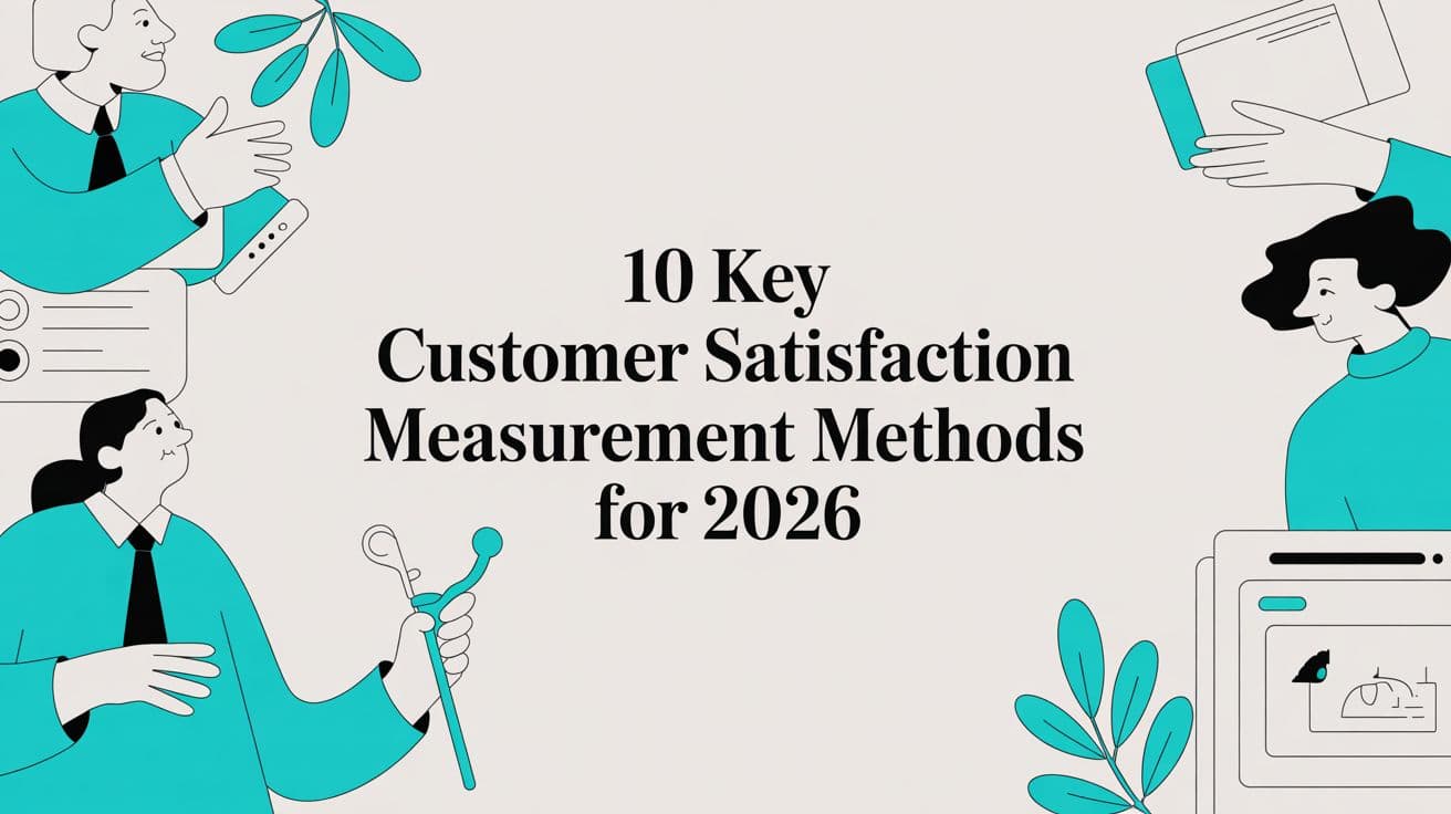 10 Key Customer Satisfaction Measurement Methods for 2026