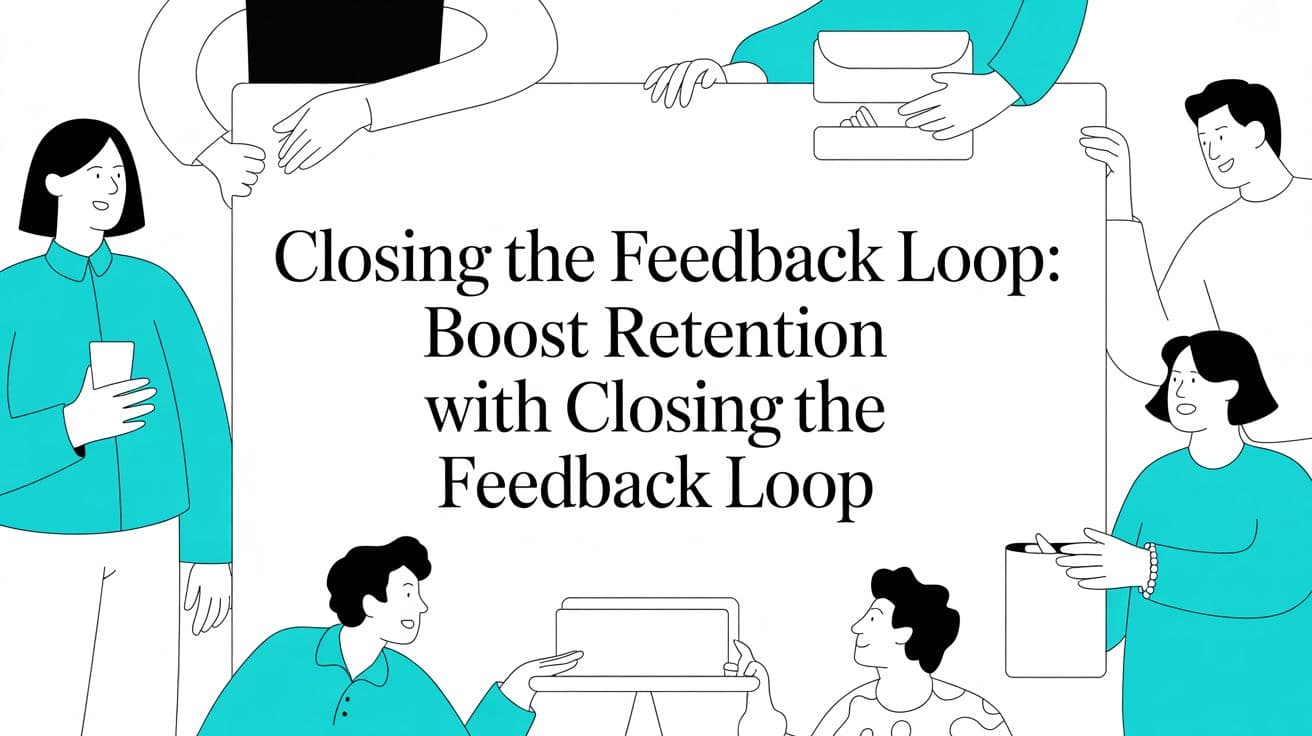 Closing the feedback loop: Boost retention with closing the feedback loop