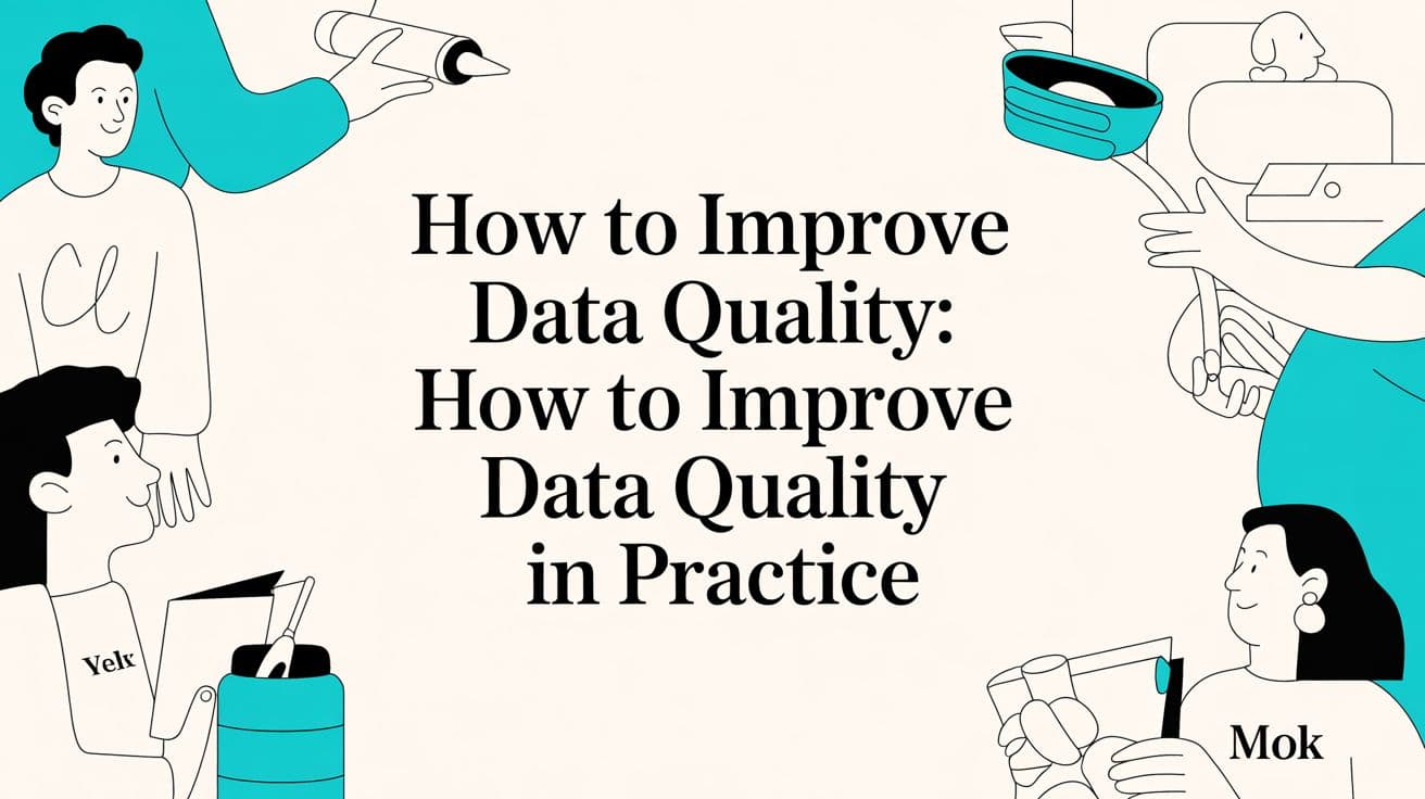 How to Improve Data Quality: a practical guide
